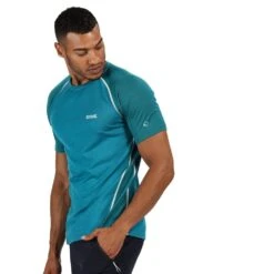 Regatta Mens Tornell II Polyester Wicking Running T Shirt -Sporty Tops Sales reg191 nkg 01