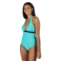 Regatta Womens Flavia Halter Neck Swimsuit Swimming Costume