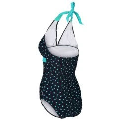 Regatta Womens Flavia Halter Neck Swimsuit Swimming Costume -Sporty Tops Sales reg273 rr4 06