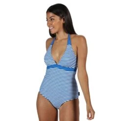 Regatta Womens Flavia Halter Neck Swimsuit Swimming Costume -Sporty Tops Sales reg273 v0s 01