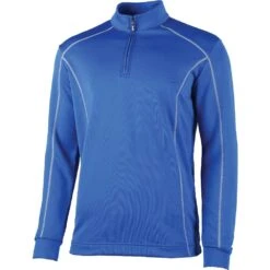Rhino Mens Seville ¼ Zip Breathable Mid Layer Running Top -Sporty Tops Sales rh004 roya 01