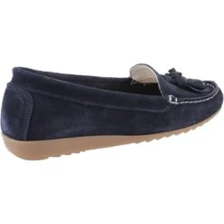 Riva Womens Aldons Tassels Suede Moccasin Shoes -Sporty Tops Sales riv032 navy 02