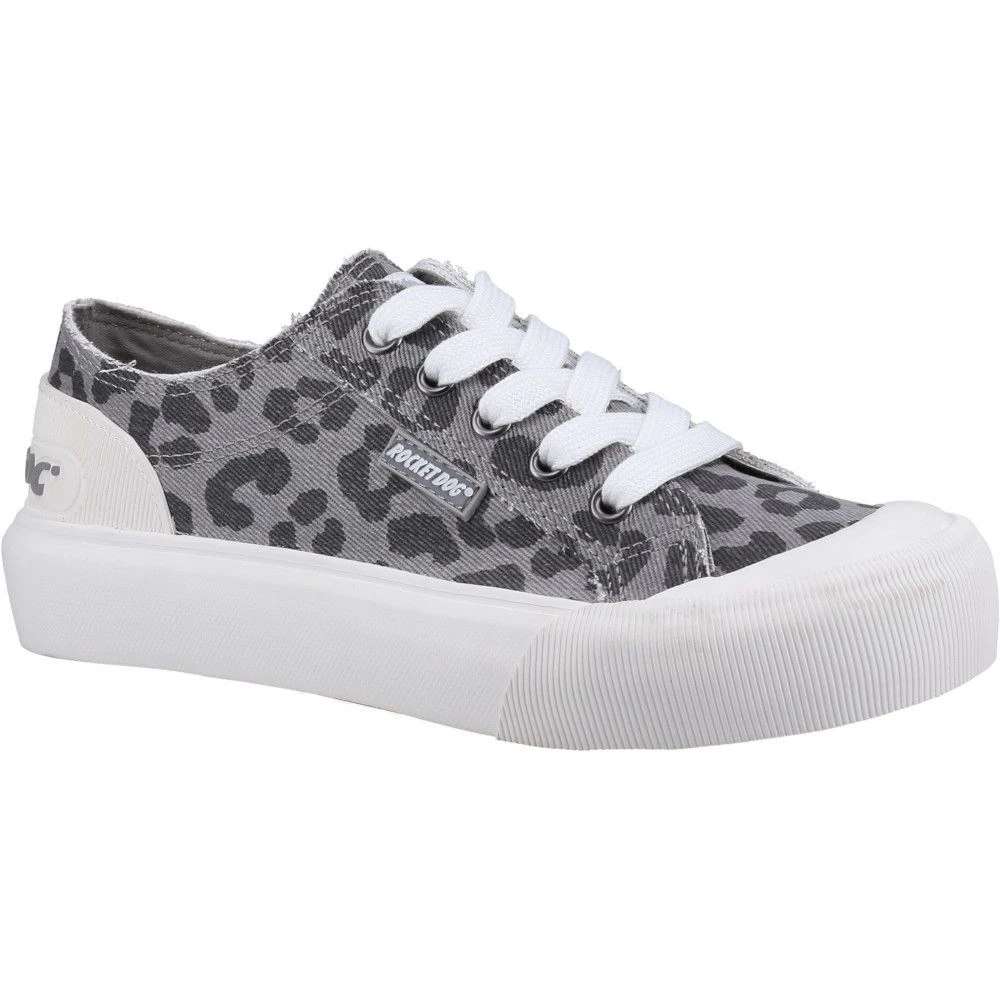 Rocket Dog Womens Jazzin Plus Ames Lace Up Canvas Trainers 3 Rocket Dog Womens Jazzin Plus Ames Lace Up Canvas Trainers