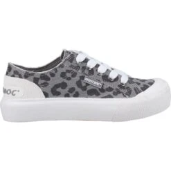 Rocket Dog Womens Jazzin Plus Ames Lace Up Canvas Trainers 9 Rocket Dog Womens Jazzin Plus Ames Lace Up Canvas Trainers -Sporty Tops Sales rkd223 grey 04
