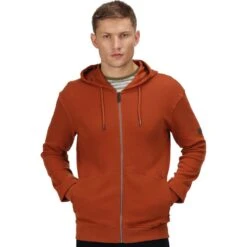 Sporty Tops Sales 32 Regatta Mens Lyman Coolweave Cotton Casual Hoodie