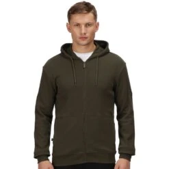 Regatta Mens Lyman Coolweave Cotton Casual Hoodie -Sporty Tops Sales rma492 41c 01