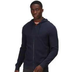 Regatta Mens Lyman Coolweave Cotton Casual Hoodie -Sporty Tops Sales rma492 540 01
