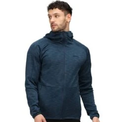 Regatta Mens Ryedale II Full Zip Sweater Hoodie -Sporty Tops Sales rma498 zv7 01