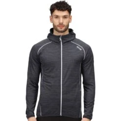 Regatta Mens Yonder Hooded Sweater Hoody -Sporty Tops Sales rma504 fy2 01 1