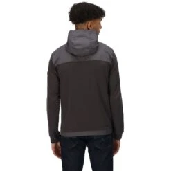 Regatta Mens Luis Water Repellent Cotton Hoodie -Sporty Tops Sales rma511 864 02