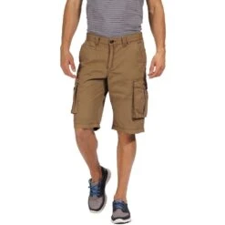 Regatta Mens Shorebay Coolweave Cotton Cargo Shorts -Sporty Tops Sales rmj221 2di 01