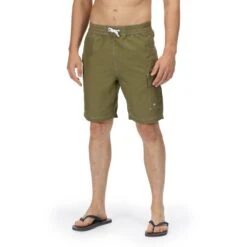 Regatta Mens Hotham IV Quick Drying Swimming Board Shorts -Sporty Tops Sales rmm015 7mm 01 1