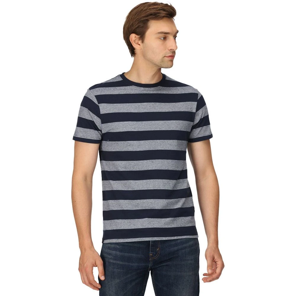 Regatta Mens Ryeden Coolweave Striped T Shirt 3 Regatta Mens Ryeden Coolweave Striped T Shirt
