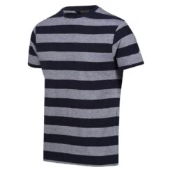 Regatta Mens Ryeden Coolweave Striped T Shirt 21 Regatta Mens Ryeden Coolweave Striped T Shirt -Sporty Tops Sales rmt265 5xi 04