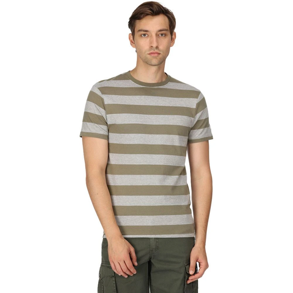 Regatta Mens Ryeden Coolweave Striped T Shirt 8 Regatta Mens Ryeden Coolweave Striped T Shirt - Image 6