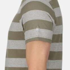 Regatta Mens Ryeden Coolweave Striped T Shirt 25 Regatta Mens Ryeden Coolweave Striped T Shirt -Sporty Tops Sales rmt265 jr7 03