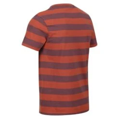 Regatta Mens Ryeden Coolweave Striped T Shirt 33 Regatta Mens Ryeden Coolweave Striped T Shirt -Sporty Tops Sales rmt265 n5k 02
