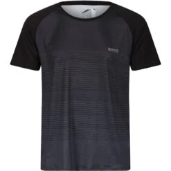 Regatta Mens Pinmor Breathable Quick Dry Active T Shirt -Sporty Tops Sales rmt269 800 01