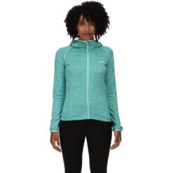 Sporty Tops Sales 24 Regatta Womens Yonder Full Zip Grid Fleece Hoody