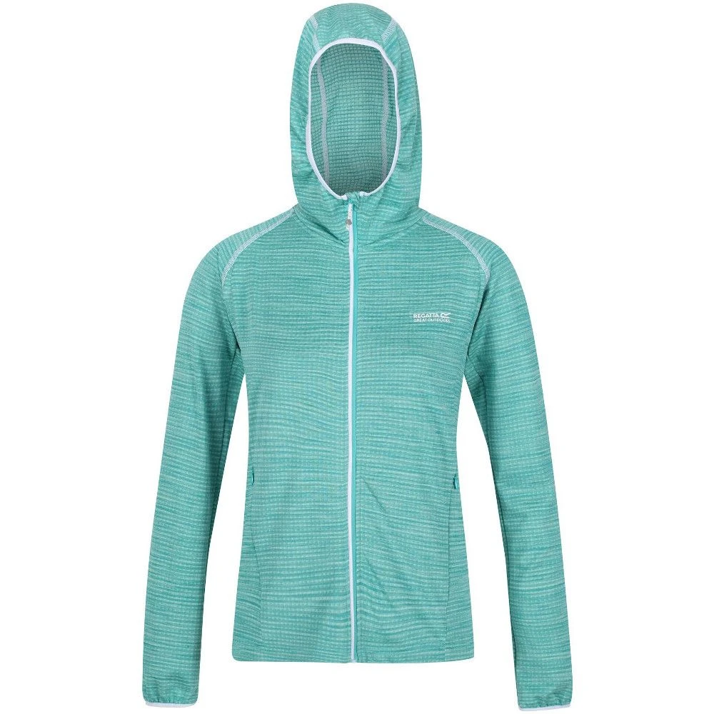 Regatta Womens Yonder Full Zip Grid Fleece Hoody 5 Regatta Womens Yonder Full Zip Grid Fleece Hoody - Image 3