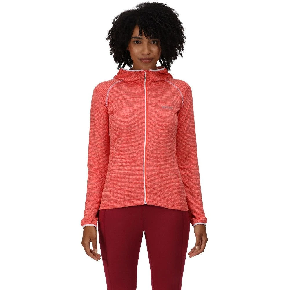 Regatta Womens Yonder Full Zip Grid Fleece Hoody 7 Regatta Womens Yonder Full Zip Grid Fleece Hoody - Image 5