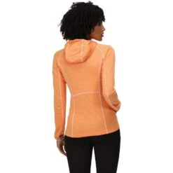 Regatta Womens Yonder Full Zip Grid Fleece Hoody 25 Regatta Womens Yonder Full Zip Grid Fleece Hoody -Sporty Tops Sales rwa525 u8j 02