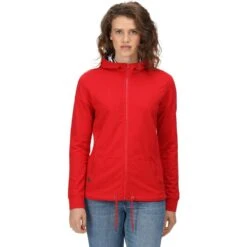 Regatta Womens Bayarma Cotton Stripe Jersey Hoody