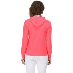 Regatta Womens Bayarma Cotton Stripe Jersey Hoody -Sporty Tops Sales rwa532 r4j 02 1
