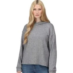 Regatta Womens Kassidy Wrap Over Hooded Hoodie -Sporty Tops Sales rwa537 g7h 01