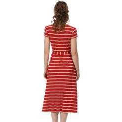 Regatta Womens Maisyn Tie Belt Mid Length Sun Dress -Sporty Tops Sales rwd032 y31 02