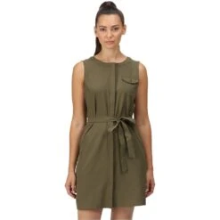 Regatta Womens Highton Active Stretch Water Repellent Dress -Sporty Tops Sales rwd042 68c 01