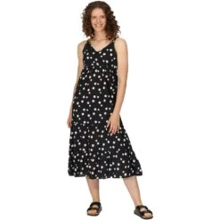 Regatta Womens Gazania Sleeveless Lightweight Dress -Sporty Tops Sales rwd053 w72 01