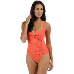 Regatta Womens/Ladies Sakari Tummy Control Flattering Swimming Costume -Sporty Tops Sales rwm012 6qm 01