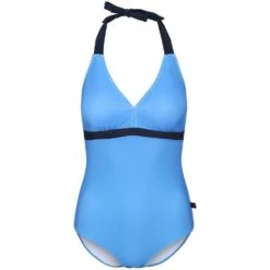 Regatta Womens Flavia Quick Dry Halter Neck Swimming Costume -Sporty Tops Sales rwm019 zrd 01