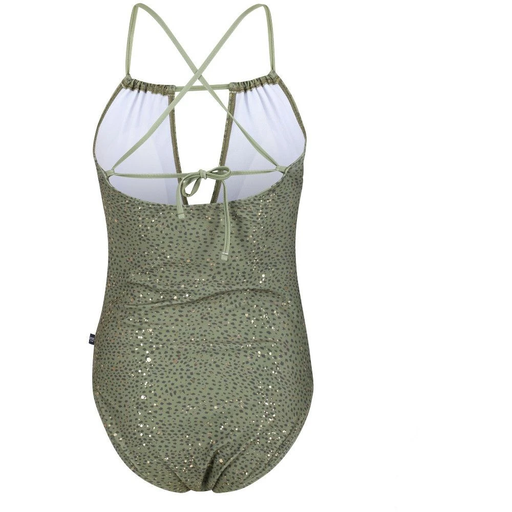 Regatta Womens Halliday Printed Halter Neck Swimming Costume 6 Regatta Womens Halliday Printed Halter Neck Swimming Costume - Image 4