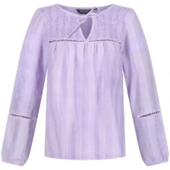Regatta Womens Calluna Coolweave V Neck Loose Fit Blouse -Sporty Tops Sales rws136 j8s 01