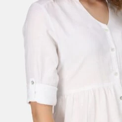 Regatta Womens Nemora Roll Sleeve Blouse Shirt Dress -Sporty Tops Sales rws149 t5j 03