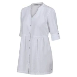 Regatta Womens Nemora Roll Sleeve Blouse Shirt Dress -Sporty Tops Sales rws149 t5j 05