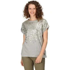 Regatta Womens Roselynn Lightweight T Shirt Top -Sporty Tops Sales rwt273 yin 01