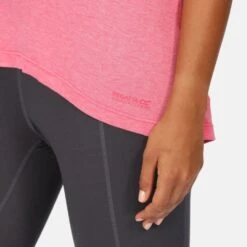Regatta Womens Bannerdale Breathable Quick Drying T Shirt -Sporty Tops Sales rwt275 dgt 03