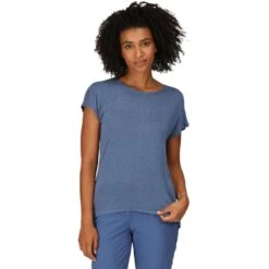 Regatta Womens Bannerdale Breathable Quick Drying T Shirt -Sporty Tops Sales rwt275 k16 01