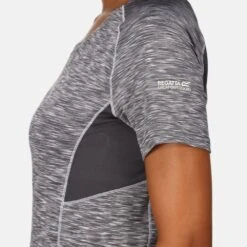 Regatta Womens Laxley Breathable Moisture Wicking T Shirt -Sporty Tops Sales rwt276 038 03