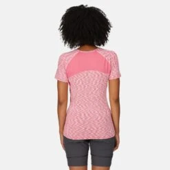 Regatta Womens Laxley Breathable Moisture Wicking T Shirt -Sporty Tops Sales rwt276 dgt 02