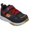 Skechers Boys Comfy Grip Slip On Sporty Trainers -Sporty Tops Sales ske1302 bkrd 01