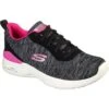 Skechers Womens Skech-Air Dynamight Paradise Waves Trainers -Sporty Tops Sales ske1430 bkhp 01 3