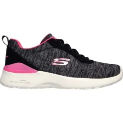 Skechers Womens Skech-Air Dynamight Paradise Waves Trainers -Sporty Tops Sales ske1430 bkhp 03 3