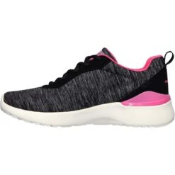 Skechers Womens Skech-Air Dynamight Paradise Waves Trainers -Sporty Tops Sales ske1430 bkhp 05 3