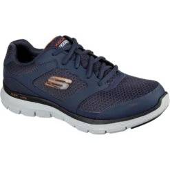 Skechers Mens Flex Advantage 3.0 Sports Trainers -Sporty Tops Sales ske1456 nvy 01 3