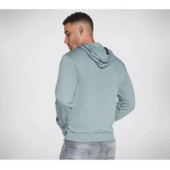 Skechers Mens Heritage Comfort Classic Pullover Hoodie -Sporty Tops Sales ske1801 tlbl 02