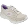 Skechers Womens D Lux Comfort Plenty Success Trainers -Sporty Tops Sales ske1823 nat 01